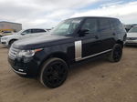 2014 Land Rover Range Rover Supercharged Черный vin: SALGS2TF0EA153220