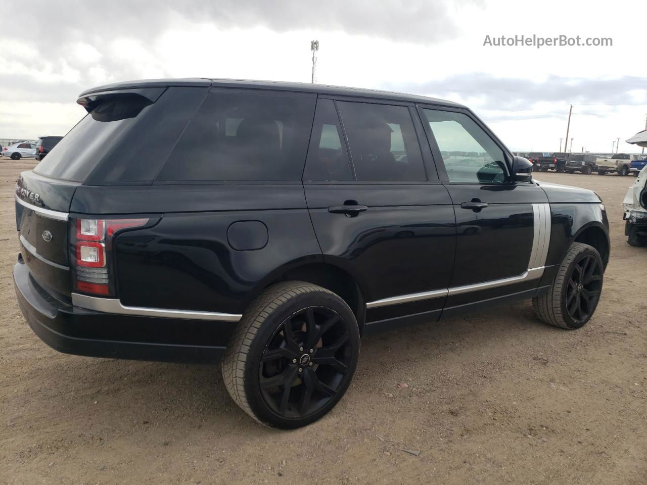 2014 Land Rover Range Rover Supercharged Black vin: SALGS2TF0EA153220