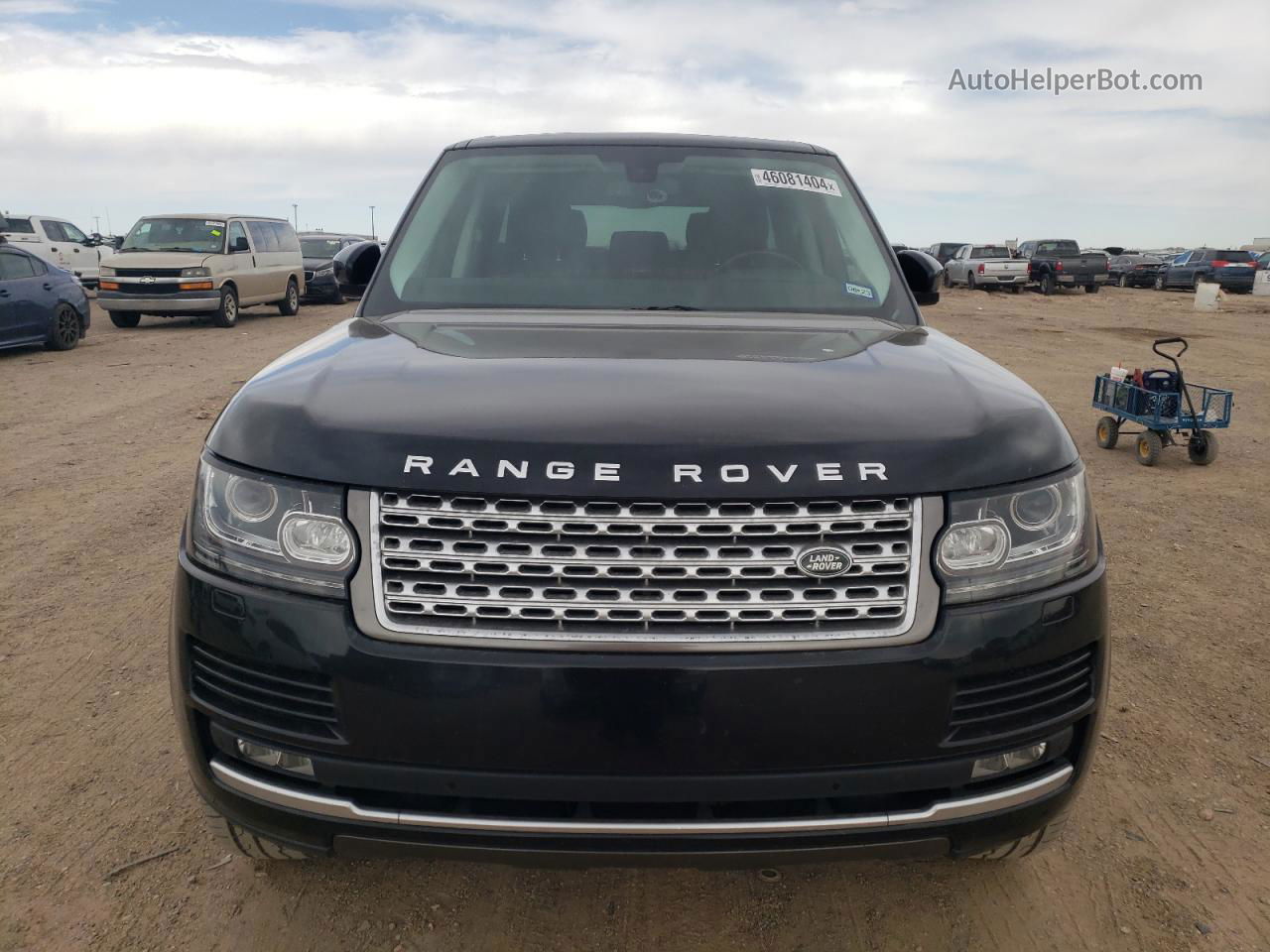 2014 Land Rover Range Rover Supercharged Black vin: SALGS2TF0EA153220