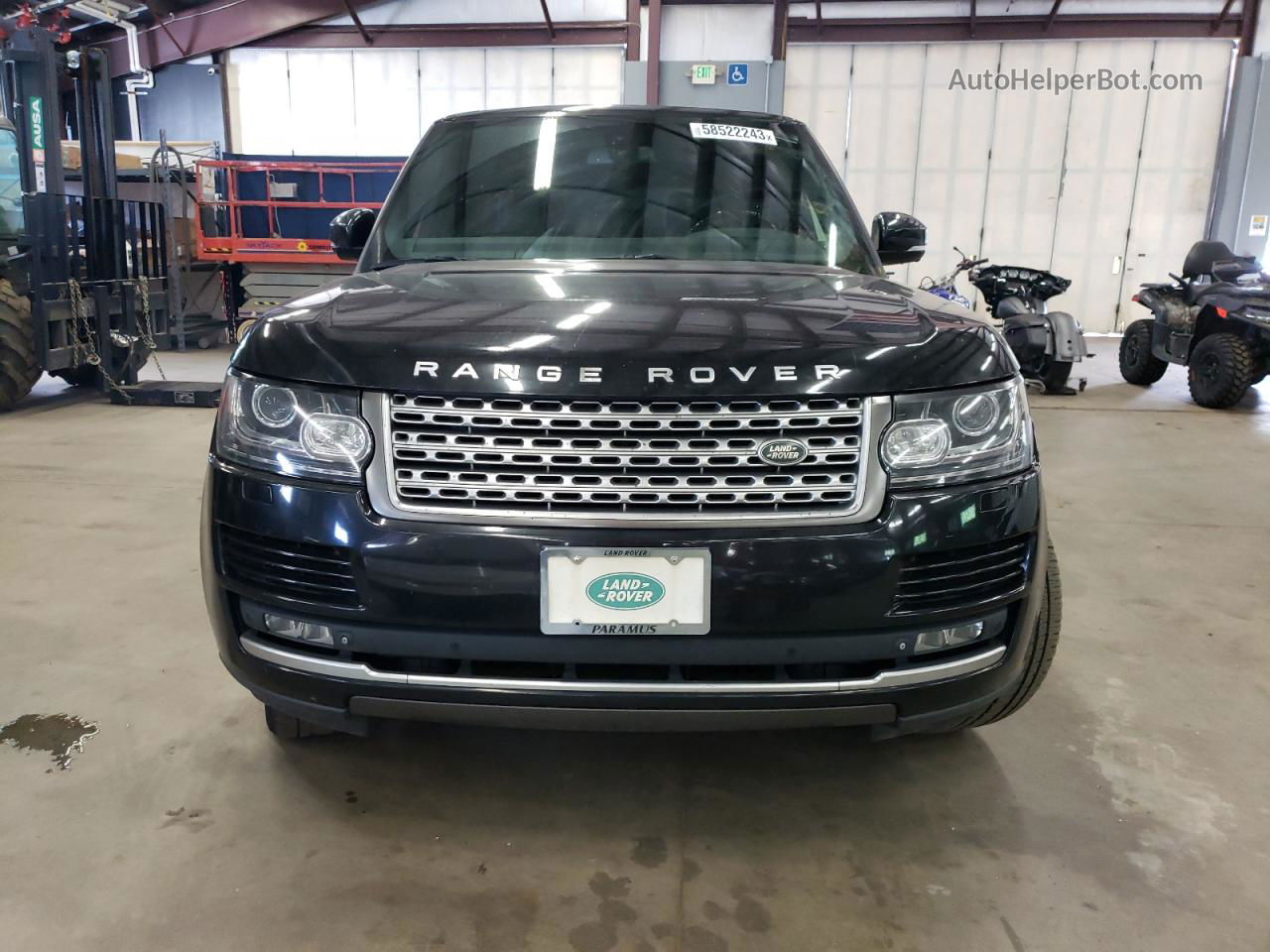 2014 Land Rover Range Rover Supercharged Black vin: SALGS2TF0EA180000