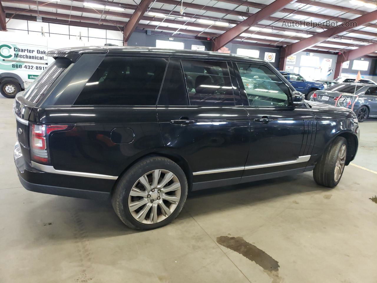 2014 Land Rover Range Rover Supercharged Black vin: SALGS2TF0EA180000