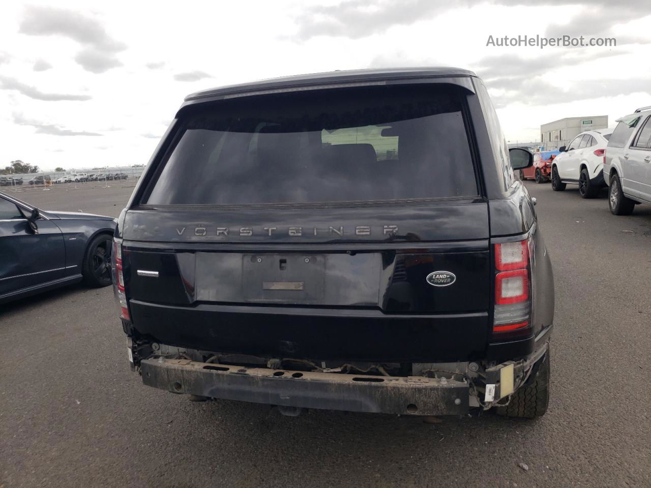 2015 Land Rover Range Rover Supercharged Черный vin: SALGS2TF0FA210856