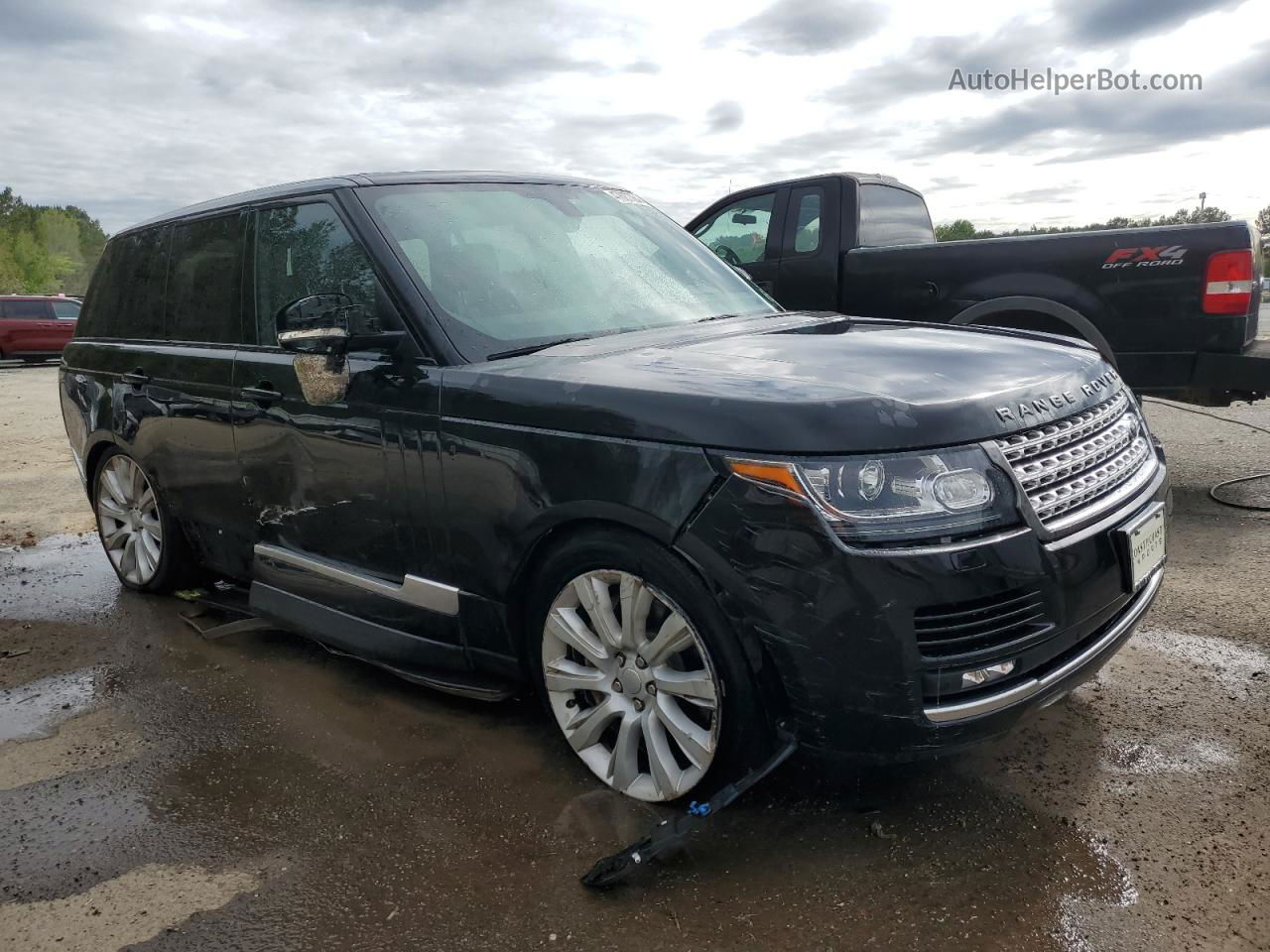 2015 Land Rover Range Rover Supercharged Black vin: SALGS2TF0FA215023