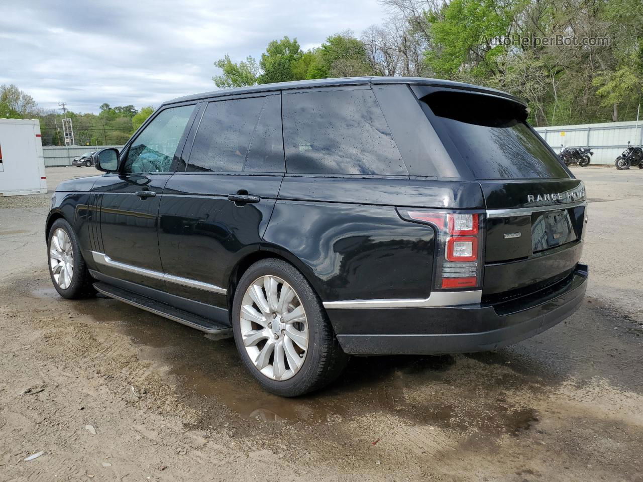 2015 Land Rover Range Rover Supercharged Черный vin: SALGS2TF0FA215023