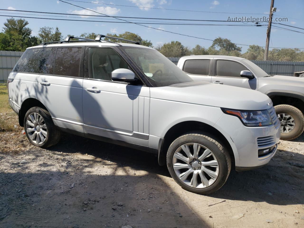 2015 Land Rover Range Rover Supercharged Серебряный vin: SALGS2TF0FA242299