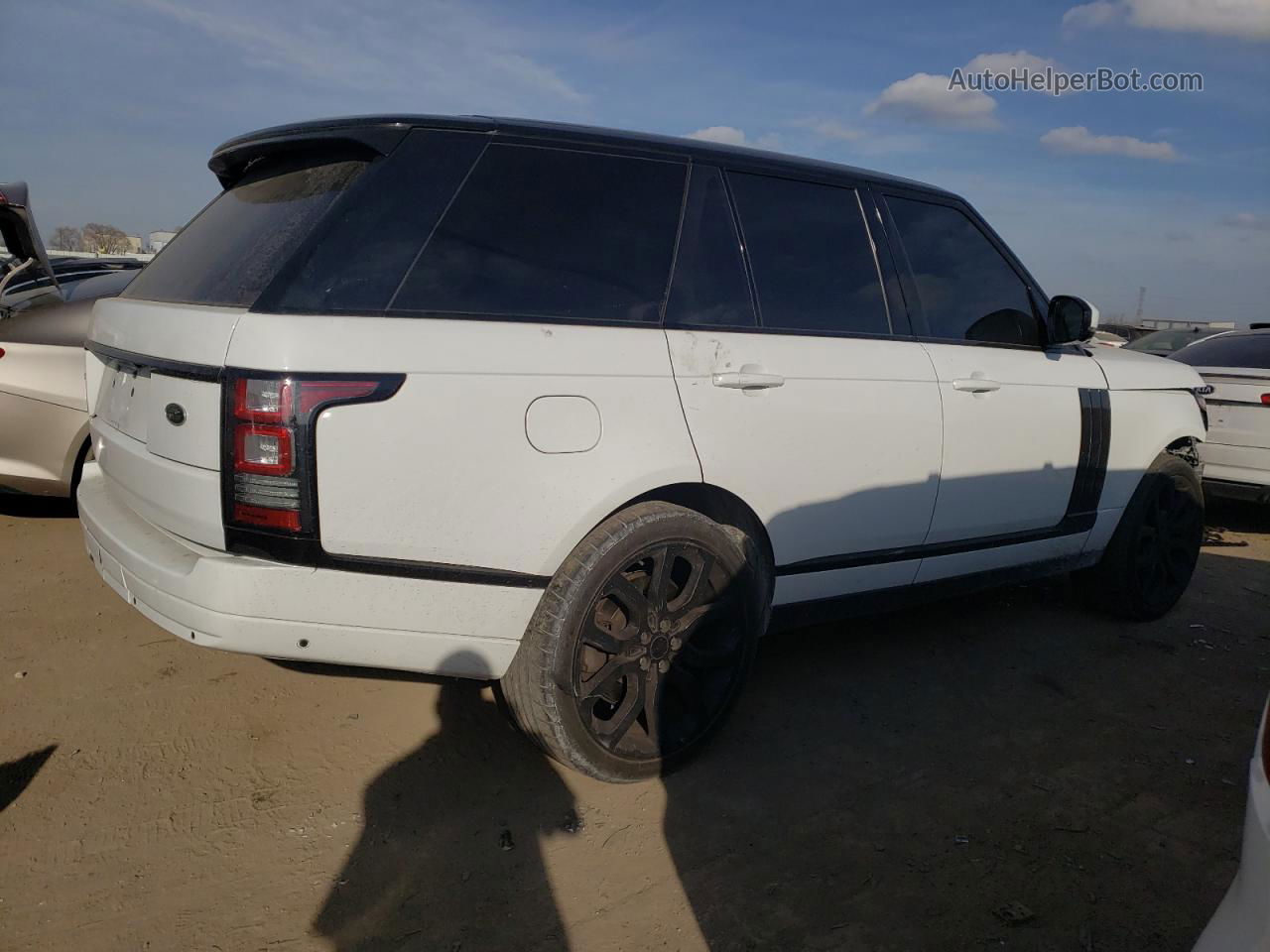 2014 Land Rover Range Rover Supercharged Белый vin: SALGS2TF1EA177882