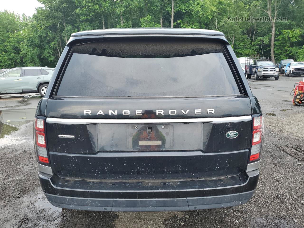 2014 Land Rover Range Rover Supercharged Черный vin: SALGS2TF1EA196223