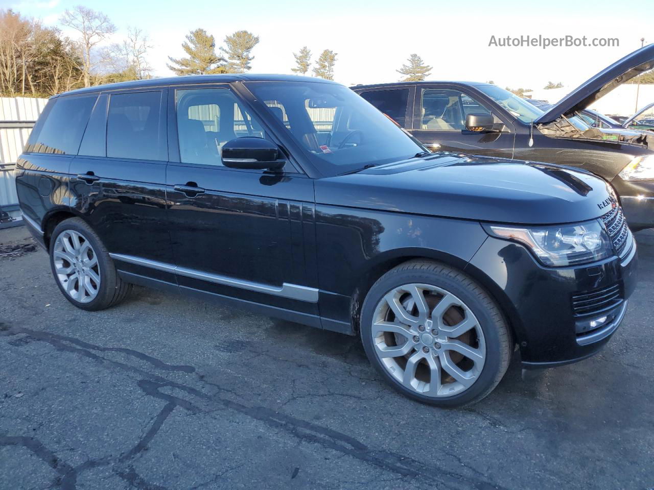 2015 Land Rover Range Rover Supercharged Black vin: SALGS2TF1FA218724