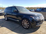 2015 Land Rover Range Rover Supercharged Черный vin: SALGS2TF1FA224216