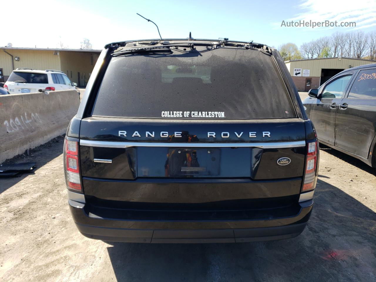 2015 Land Rover Range Rover Supercharged Черный vin: SALGS2TF1FA224216