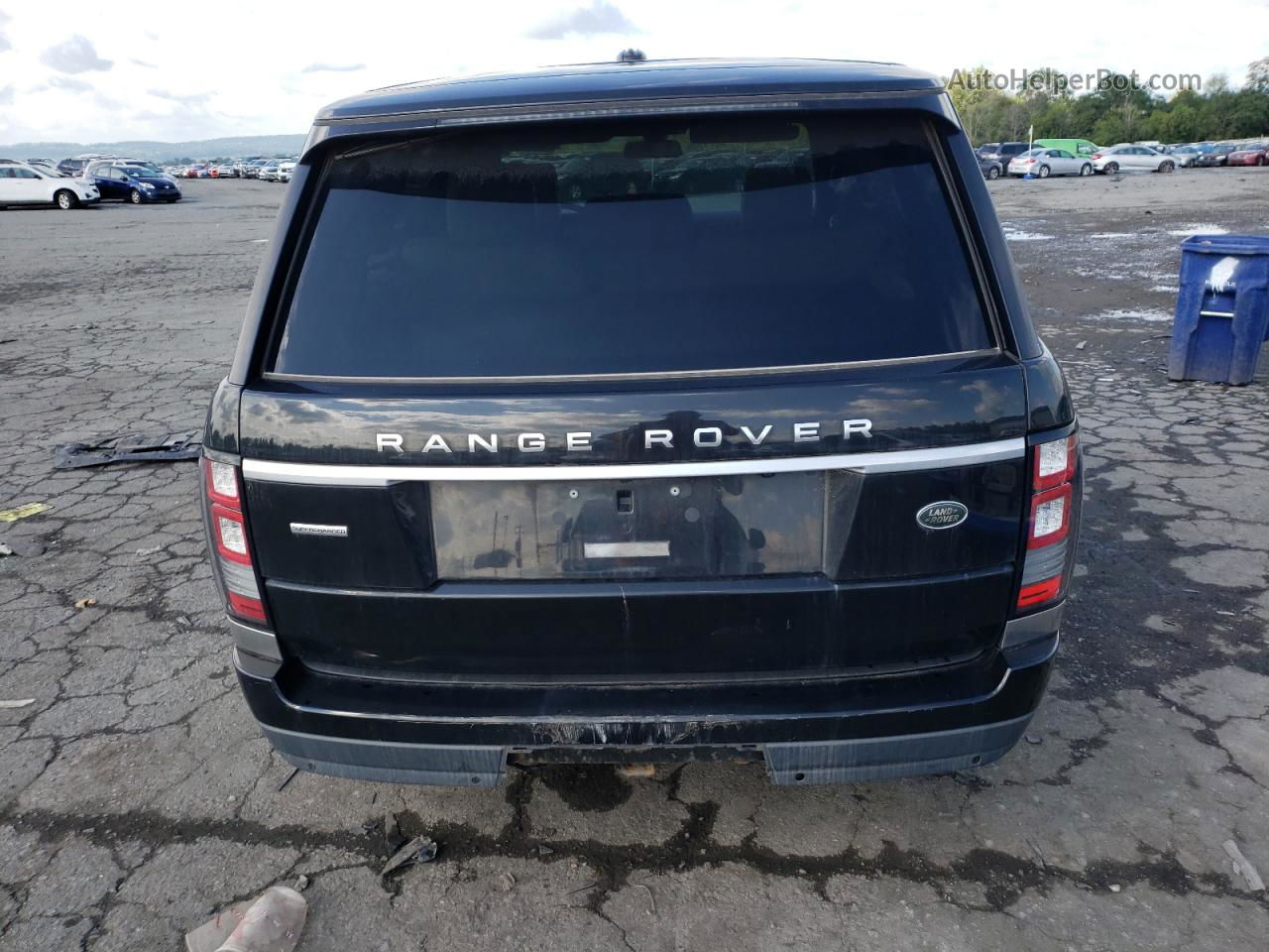 2014 Land Rover Range Rover Supercharged Black vin: SALGS2TF2EA190477