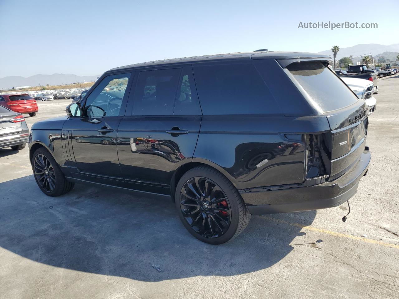2015 Land Rover Range Rover Supercharged Black vin: SALGS2TF2FA226752