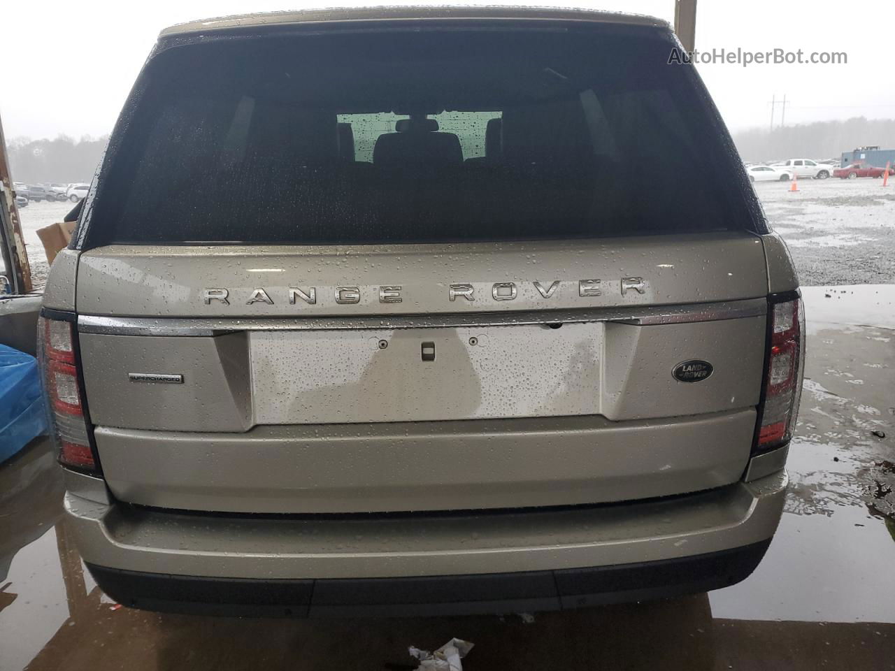 2015 Land Rover Range Rover Supercharged Серебряный vin: SALGS2TF2FA232227