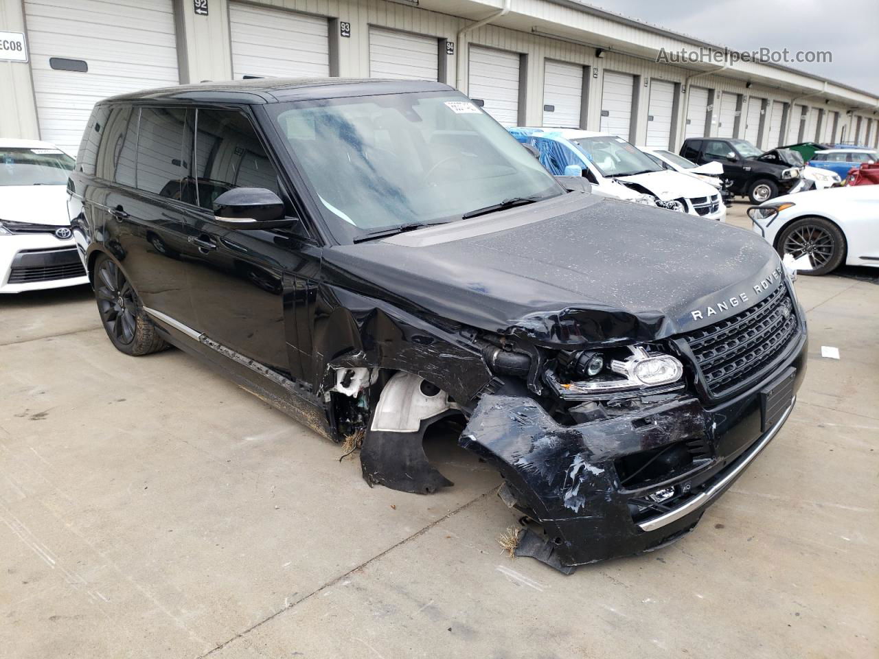 2015 Land Rover Range Rover Supercharged Black vin: SALGS2TF4FA211346