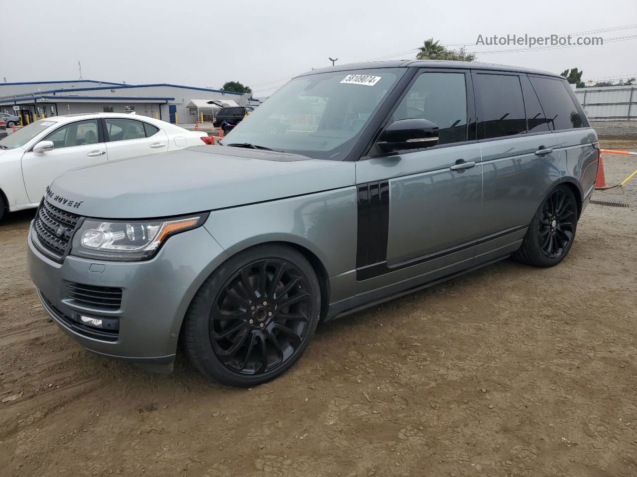 2015 Land Rover Range Rover Supercharged Gray vin: SALGS2TF4FA240054