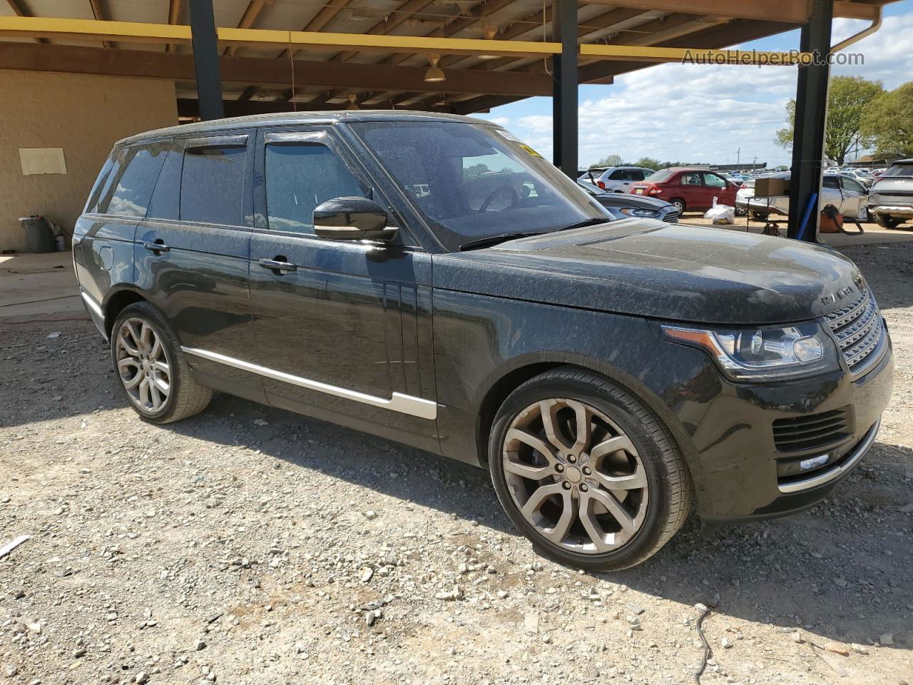 2014 Land Rover Range Rover Supercharged Черный vin: SALGS2TF5EA155562