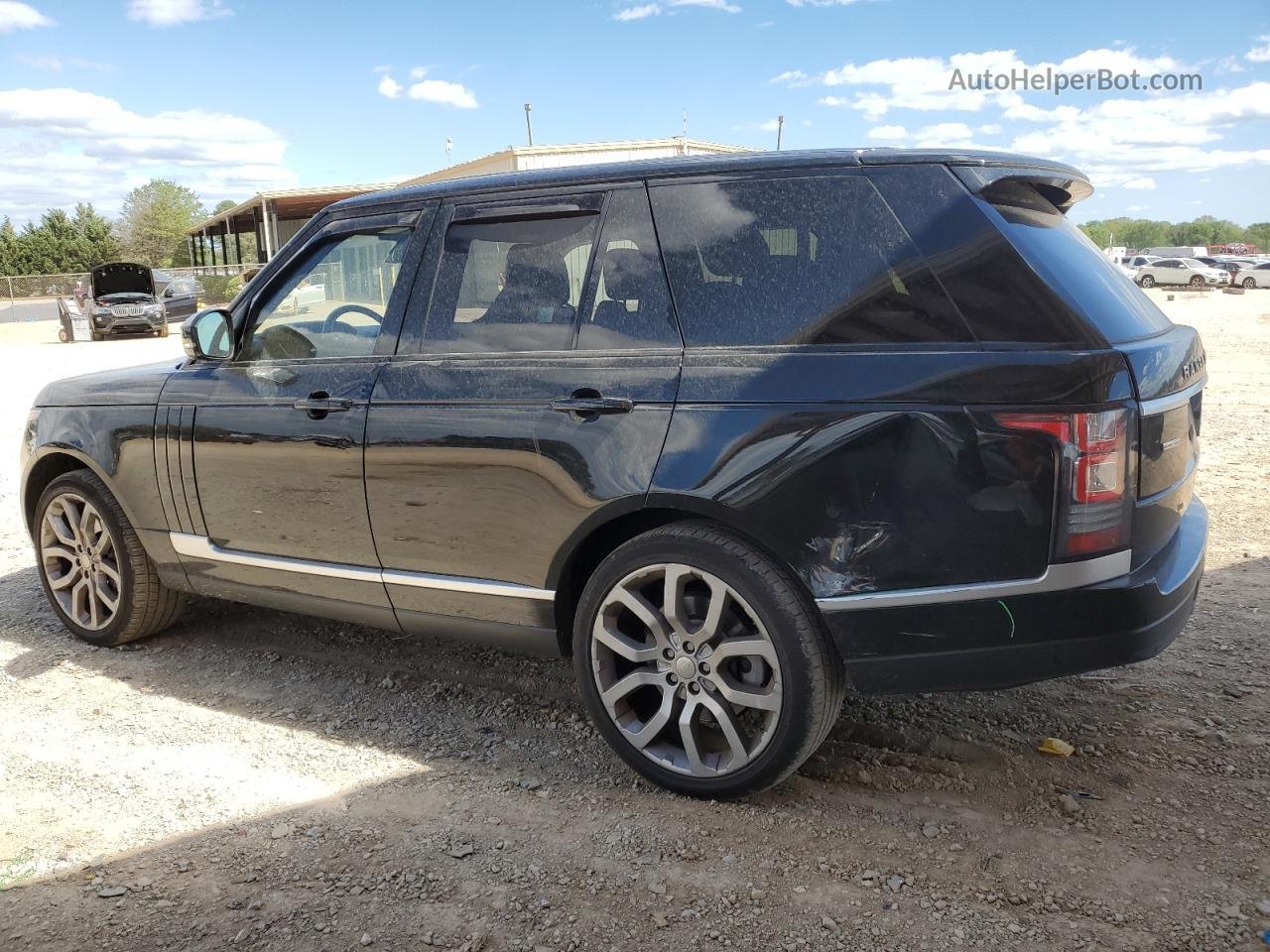 2014 Land Rover Range Rover Supercharged Черный vin: SALGS2TF5EA155562