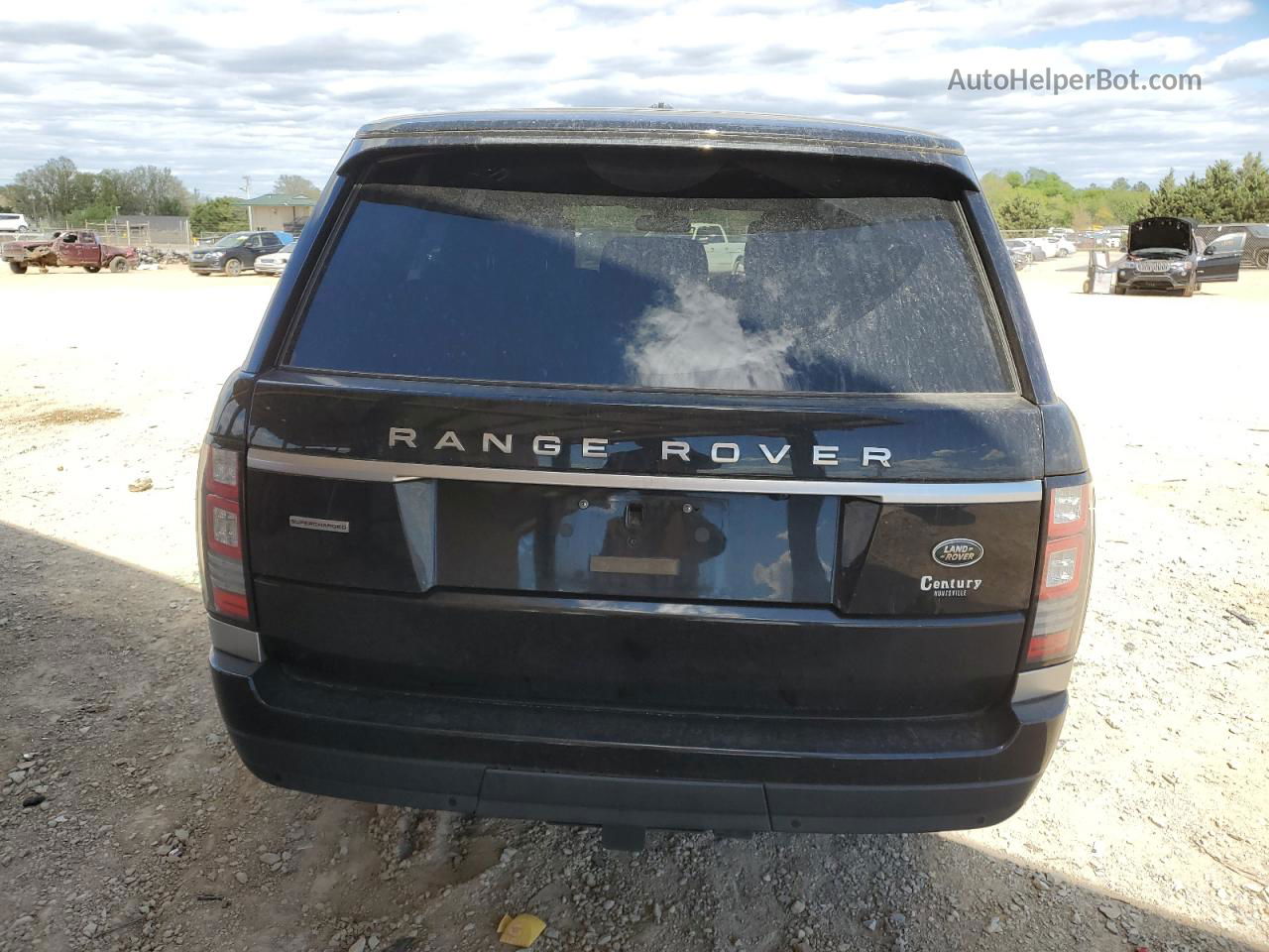 2014 Land Rover Range Rover Supercharged Черный vin: SALGS2TF5EA155562