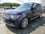 2014 Land Rover Range Rover Supercharged Blue vin: SALGS2TF5EA169042