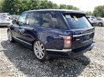 2014 Land Rover Range Rover Supercharged Blue vin: SALGS2TF5EA169042