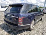 2014 Land Rover Range Rover Supercharged Blue vin: SALGS2TF5EA169042