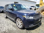 2014 Land Rover Range Rover Supercharged Blue vin: SALGS2TF5EA169042