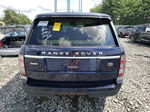 2014 Land Rover Range Rover Supercharged Blue vin: SALGS2TF5EA169042