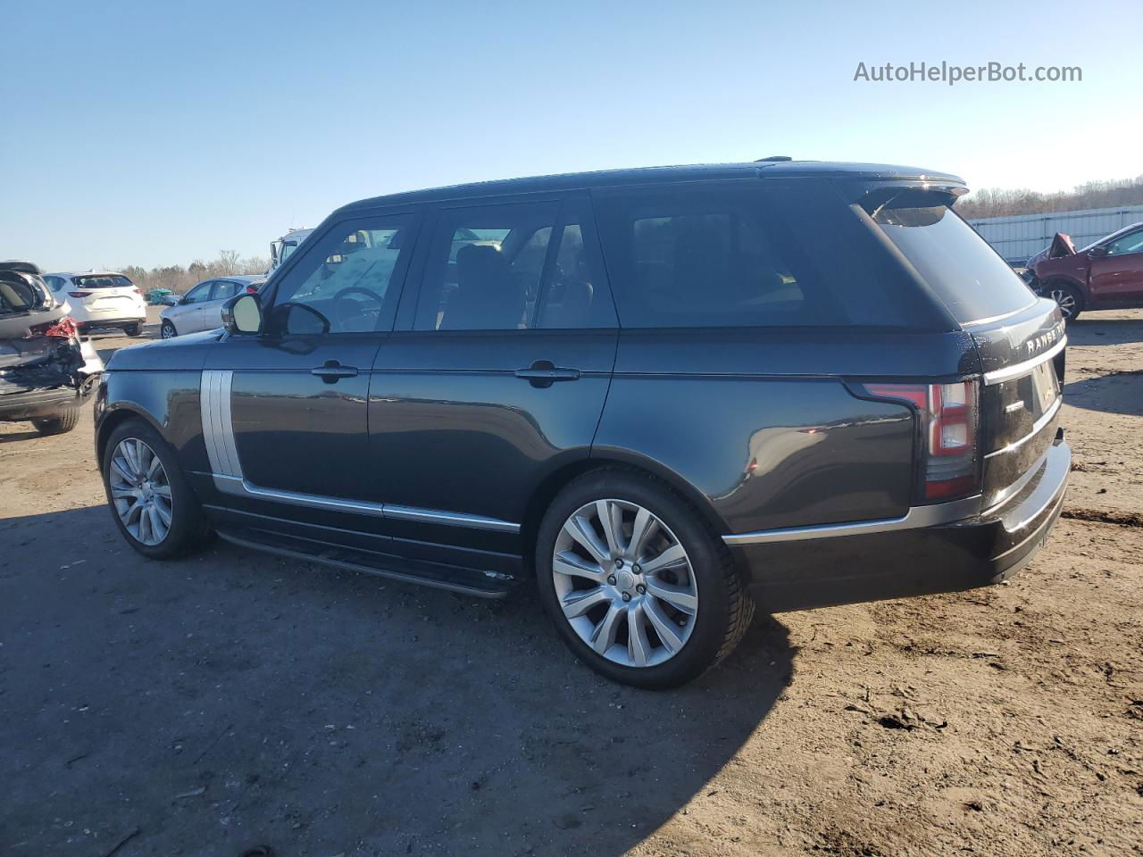 2015 Land Rover Range Rover Supercharged Black vin: SALGS2TF5FA202042