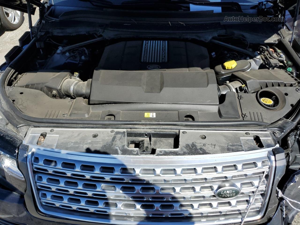 2015 Land Rover Range Rover Supercharged Синий vin: SALGS2TF5FA216152
