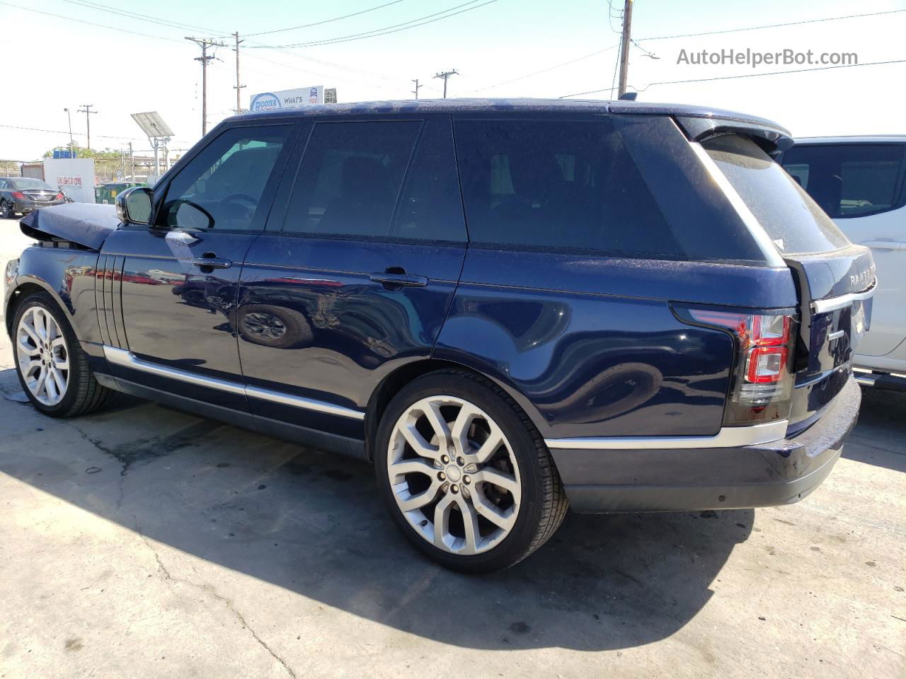 2015 Land Rover Range Rover Supercharged Blue vin: SALGS2TF5FA216152