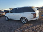 2015 Land Rover Range Rover Supercharged White vin: SALGS2TF5FA235493