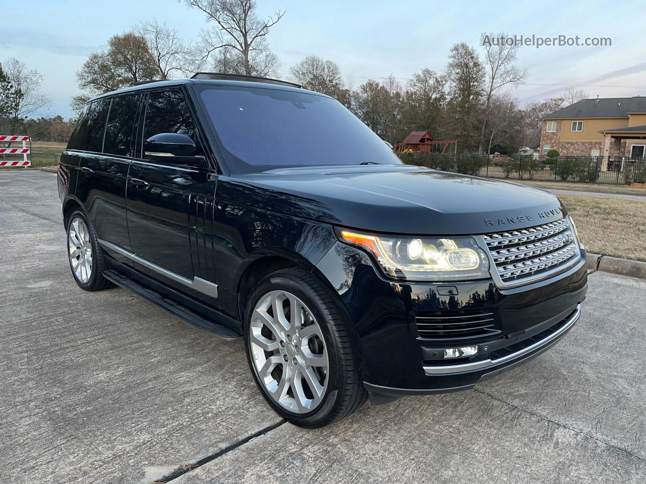 2014 Land Rover Range Rover Supercharged Blue vin: SALGS2TF6EA155229