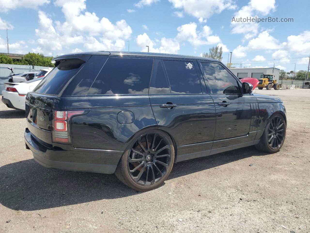 2014 Land Rover Range Rover Supercharged Черный vin: SALGS2TF7EA174839