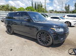 2014 Land Rover Range Rover Supercharged Черный vin: SALGS2TF7EA174839