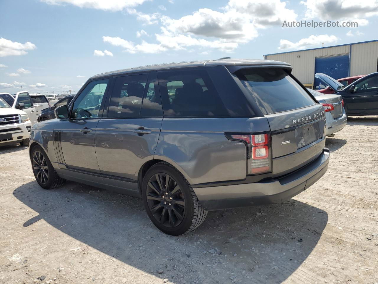 2015 Land Rover Range Rover Supercharged Gray vin: SALGS2TF7FA208926