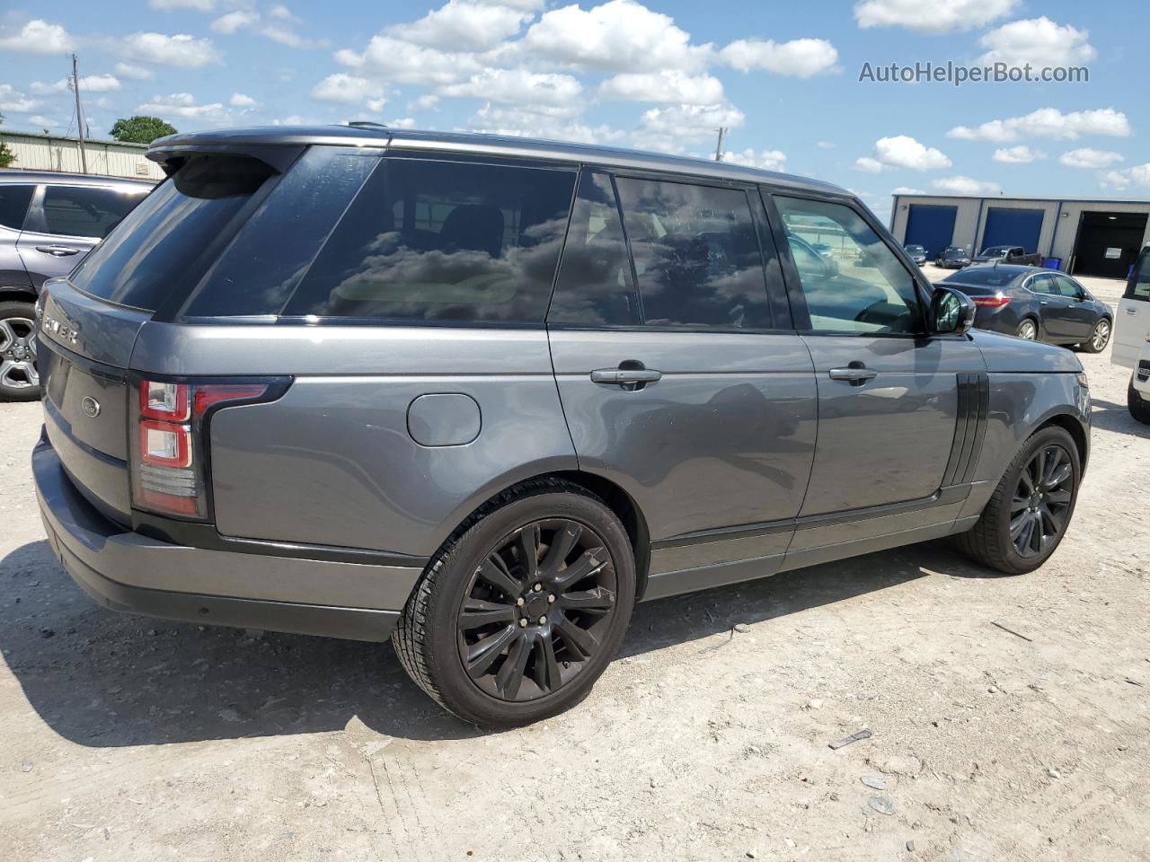 2015 Land Rover Range Rover Supercharged Gray vin: SALGS2TF7FA208926