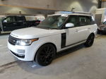 2015 Land Rover Range Rover Supercharged White vin: SALGS2TF7FA221918