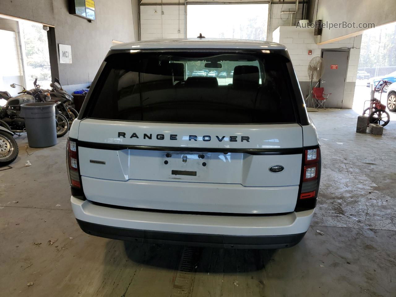 2015 Land Rover Range Rover Supercharged White vin: SALGS2TF7FA221918