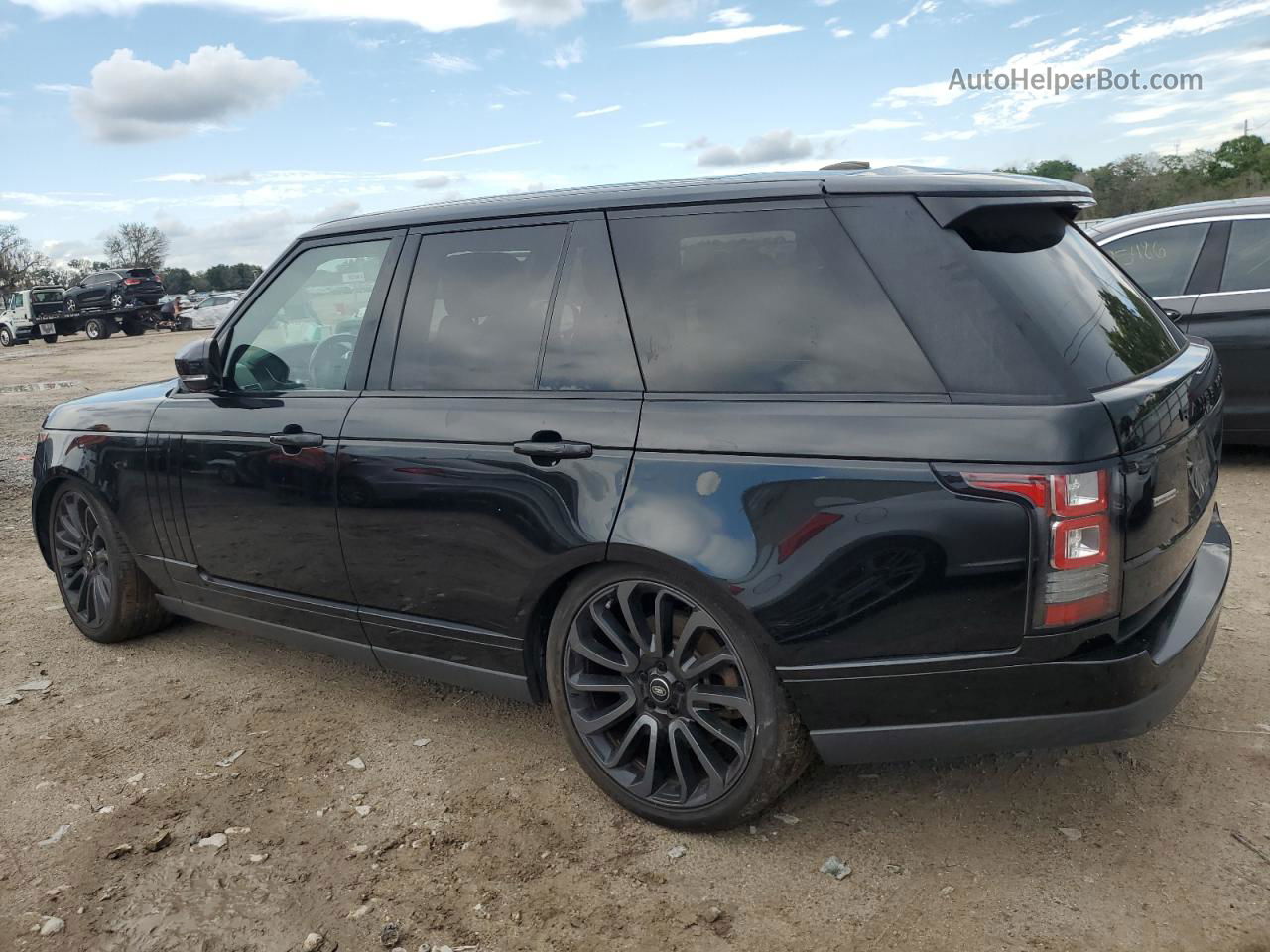 2014 Land Rover Range Rover Supercharged Black vin: SALGS2TF8EA168998