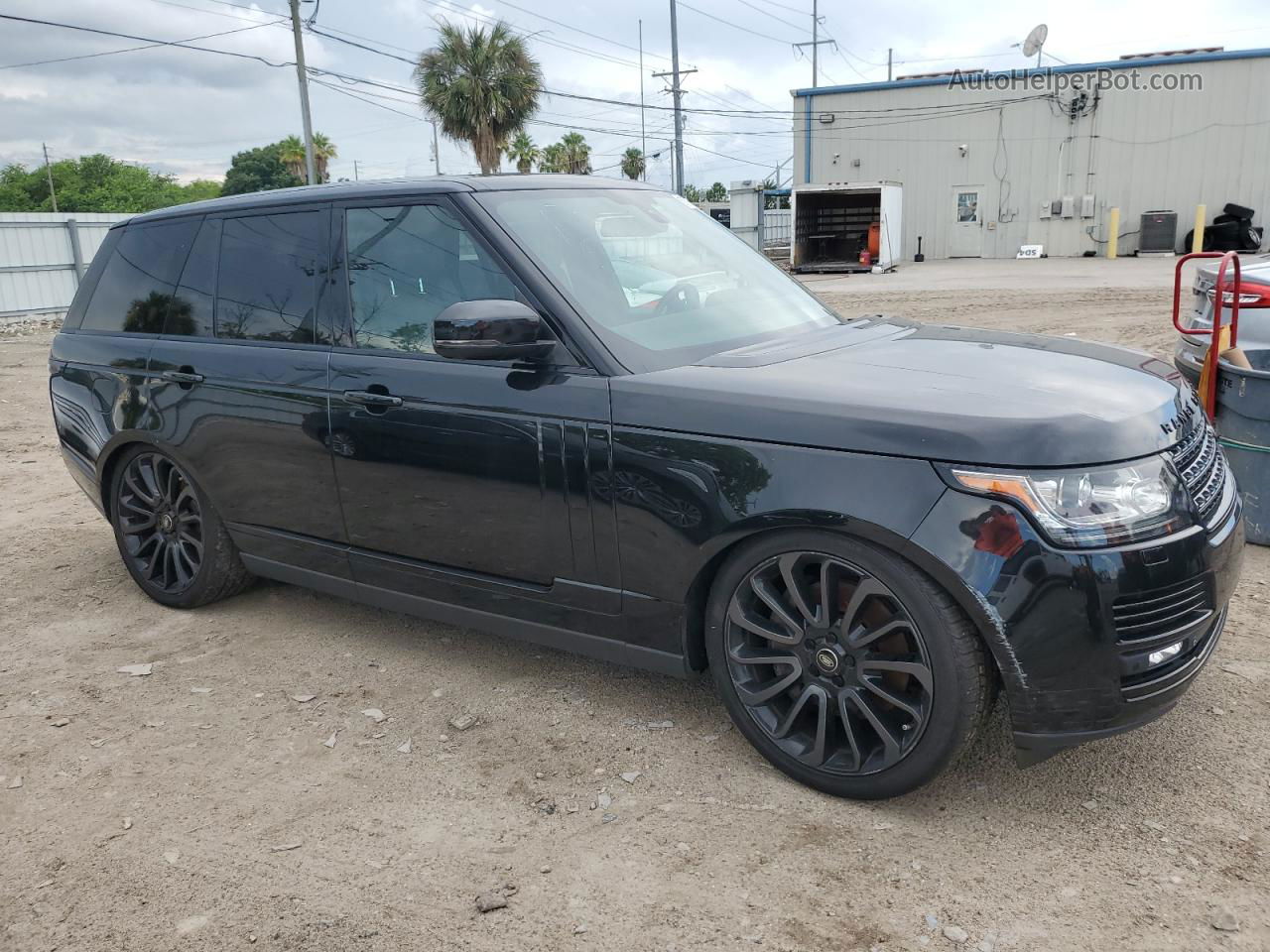 2014 Land Rover Range Rover Supercharged Black vin: SALGS2TF8EA168998