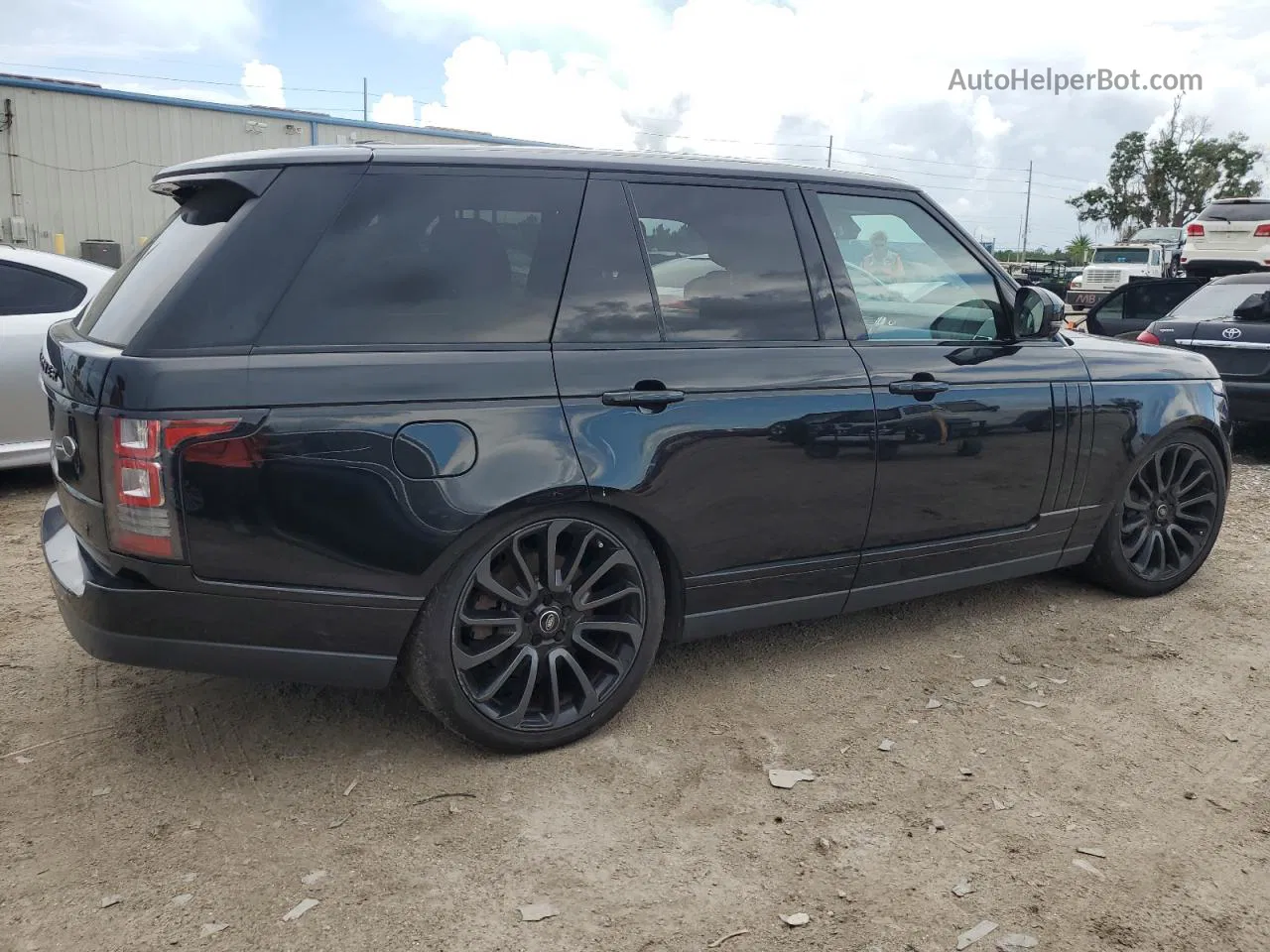 2014 Land Rover Range Rover Supercharged Black vin: SALGS2TF8EA168998