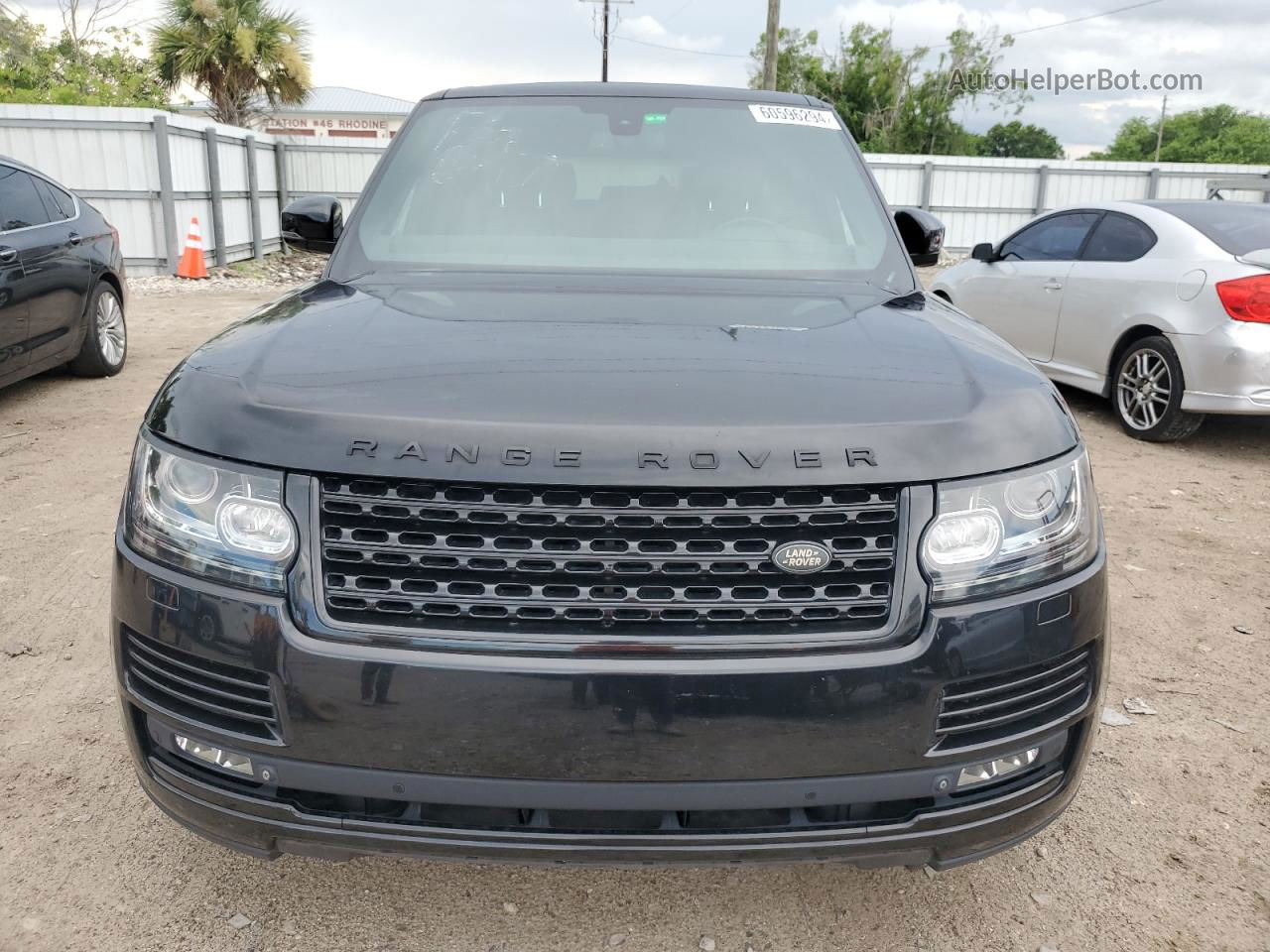 2014 Land Rover Range Rover Supercharged Black vin: SALGS2TF8EA168998