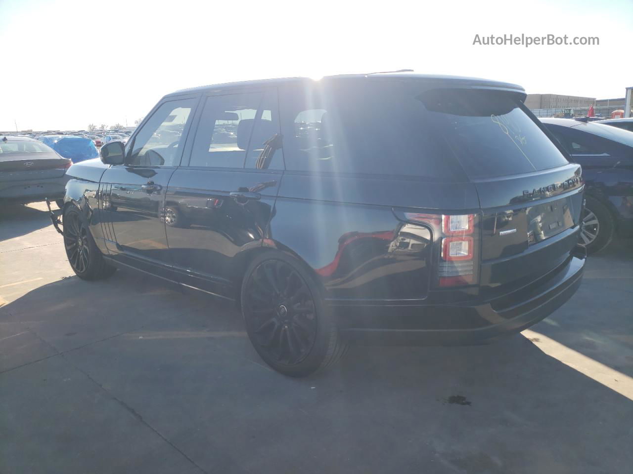 2014 Land Rover Range Rover Supercharged Black vin: SALGS2TF8EA174073