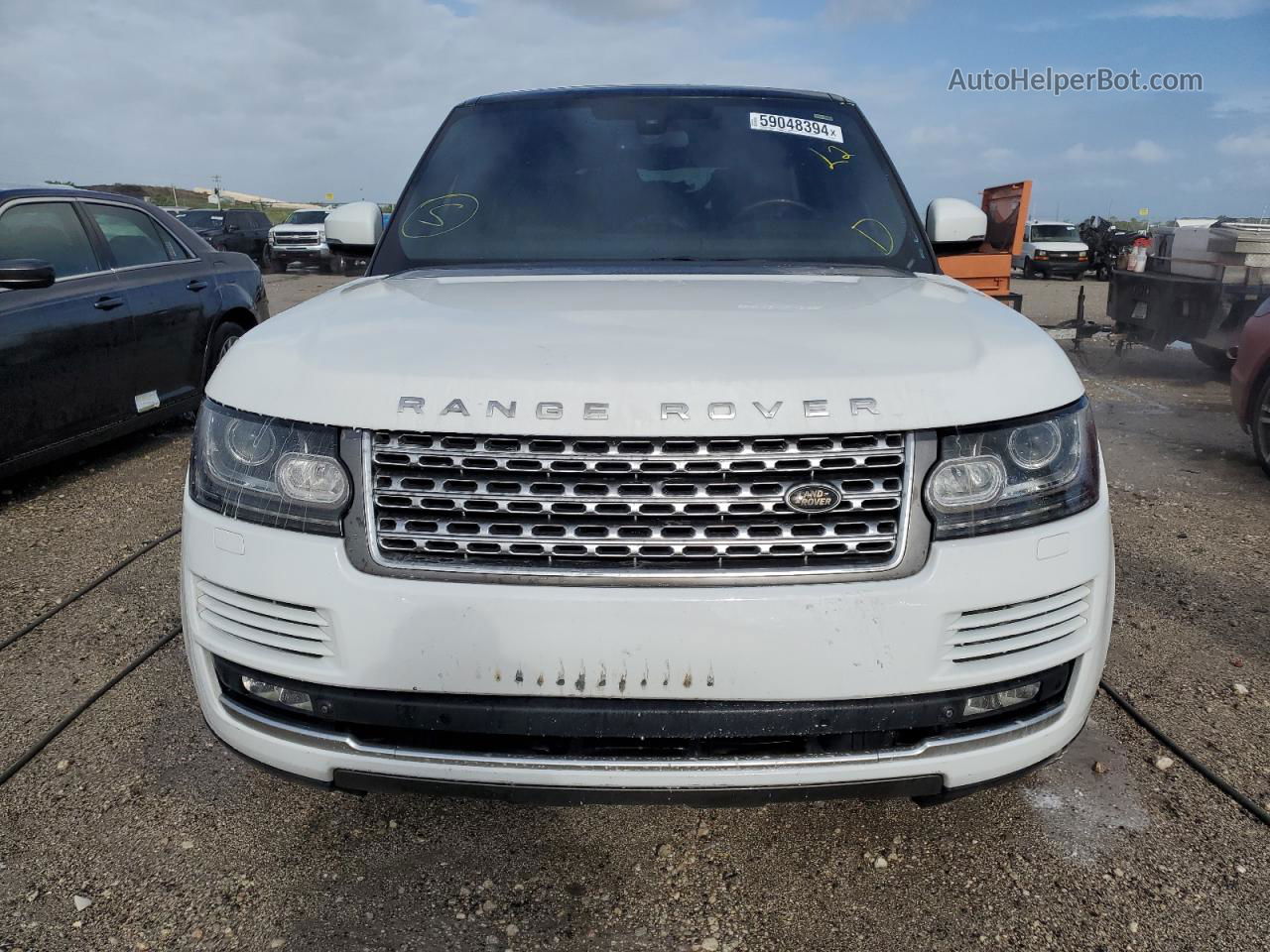 2015 Land Rover Range Rover Supercharged Белый vin: SALGS2TF8FA199864