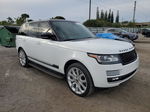 2015 Land Rover Range Rover Supercharged White vin: SALGS2TF8FA214086