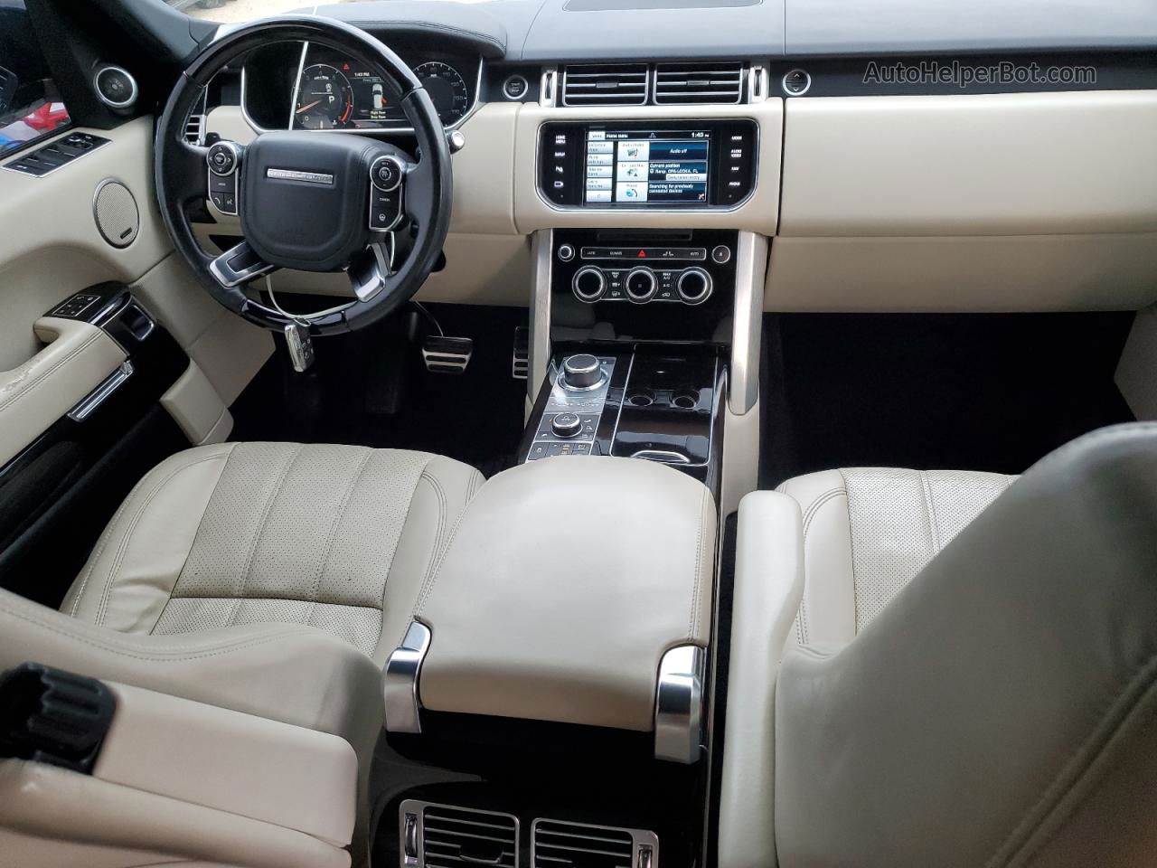 2015 Land Rover Range Rover Supercharged Белый vin: SALGS2TF8FA214086