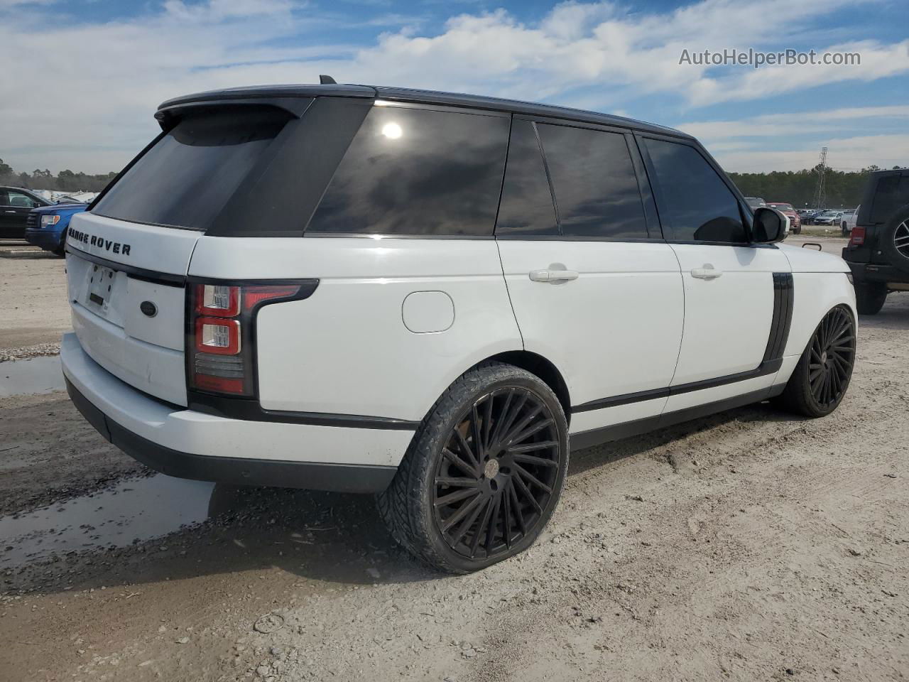 2015 Land Rover Range Rover Supercharged Белый vin: SALGS2TF9FA214078