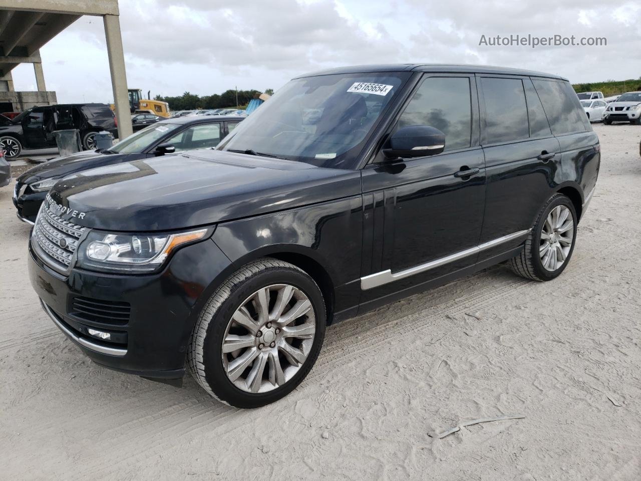 2015 Land Rover Range Rover Supercharged Black vin: SALGS2TF9FA224397