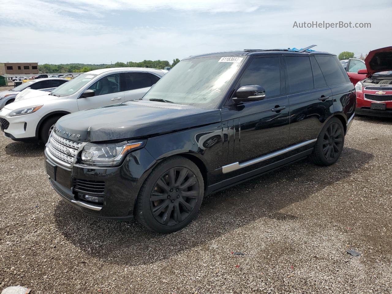 2015 Land Rover Range Rover Supercharged Black vin: SALGS2TF9FA230460