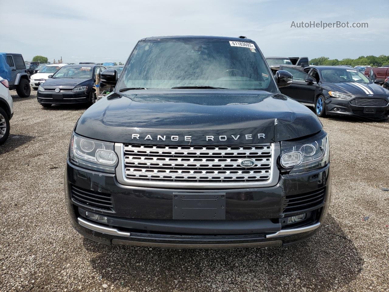 2015 Land Rover Range Rover Supercharged Black vin: SALGS2TF9FA230460